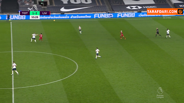 گل مردود شده محمد صلاح به تاتنهام (تاتنهام 1-2 لیورپول)